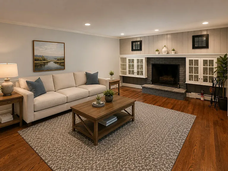 Main Level - Living Room - Virtually staged