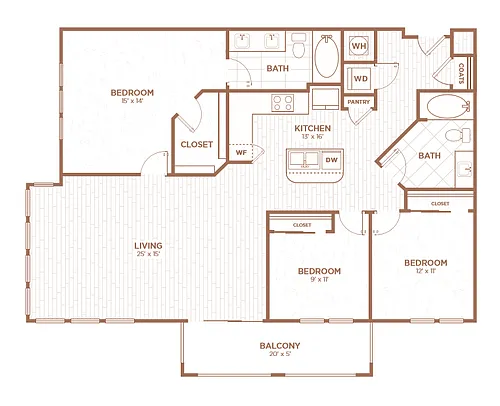 Floor plan C1B