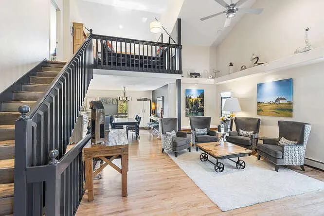 please note, living room now has large sectional sofa, instead of chairs, as seen in additional photos