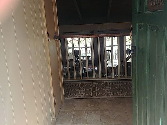 Front door enters small hall