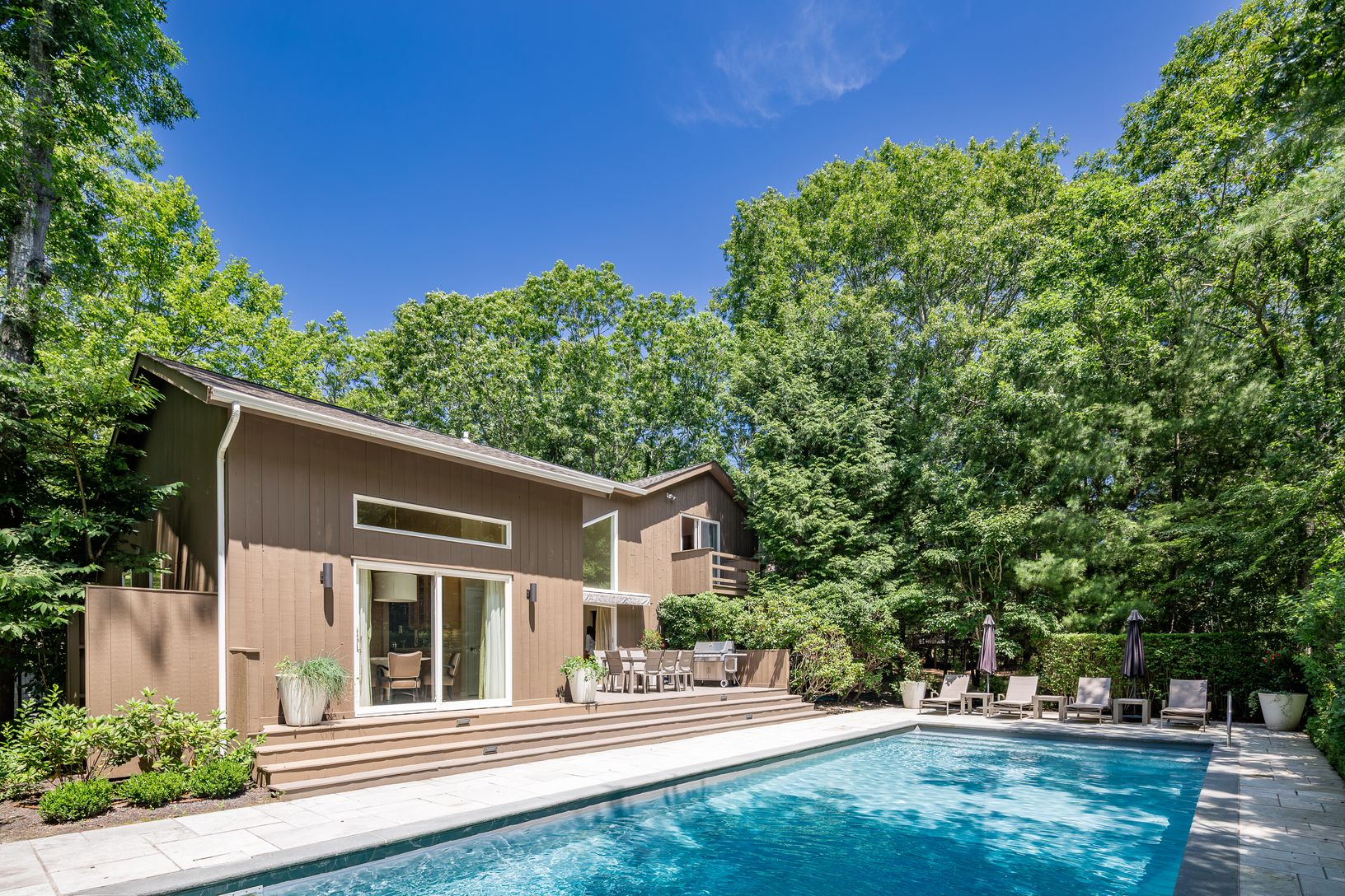 Exceptional rear yard for entertaining