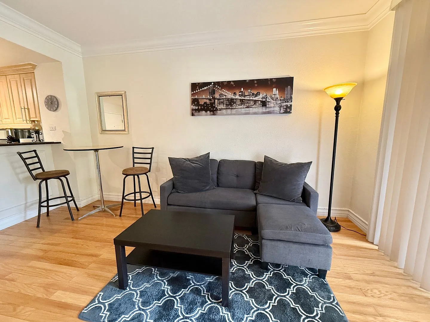 Meridian Furnished 1 Bed | 1 Bath Studio Luxury Condo with Partial Strip View — Photo 2