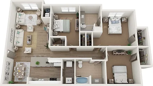Floor plan C1 Den