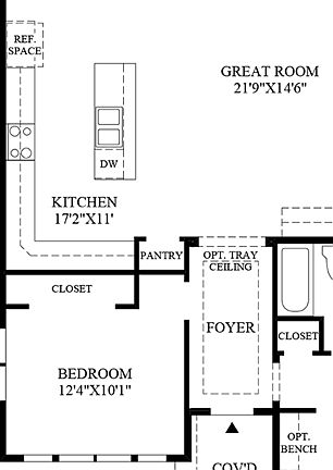 Optional 1st Floor Bedroom ILO Study