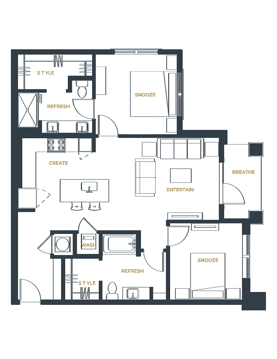 Floor plan B1