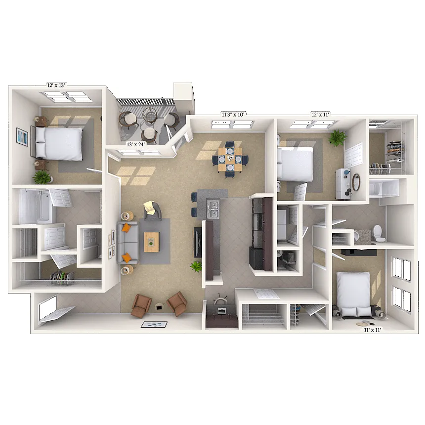 Floor plan Manhattan