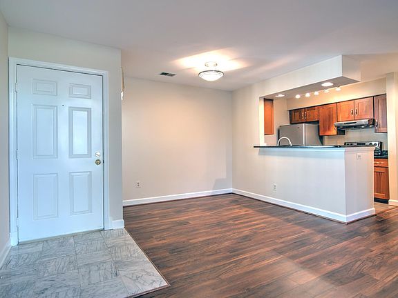Entrance way and dining area