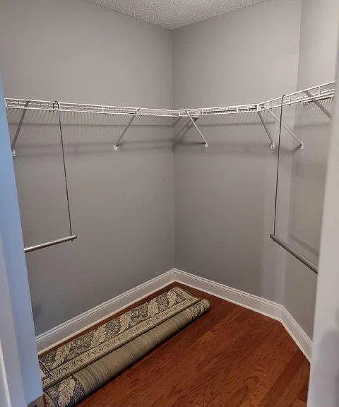 Large walk in closet