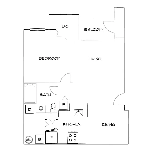 Floor plan Design 1B