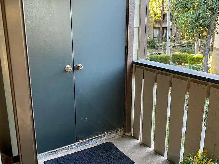 Washer/Dryer Closet on private balcony