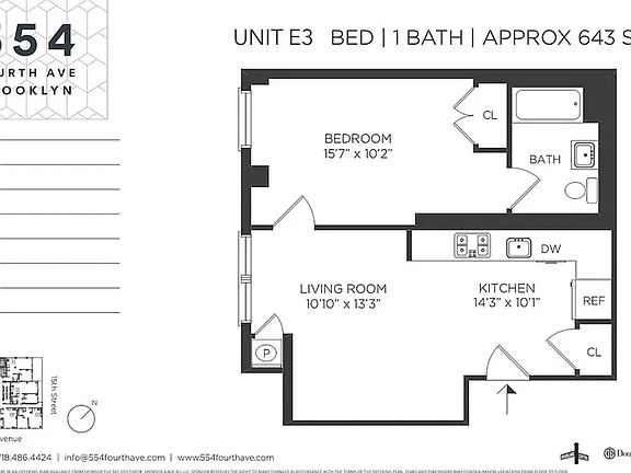 2nd image of 554 4th Ave #E3
