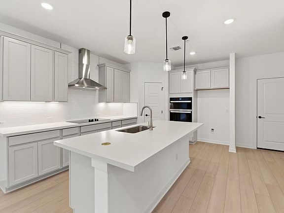 Kitchen with Island Bar Seating