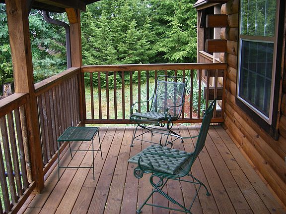 Covered back porch