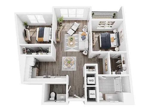 Floor plan B8