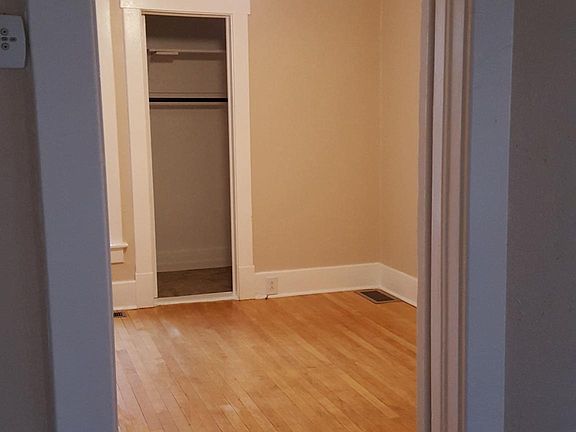 View of bedroom from large front room