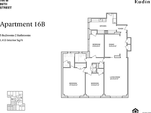 2nd image of 144 W 86th St #16B