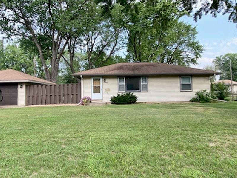 Front exterior 2 car garage
