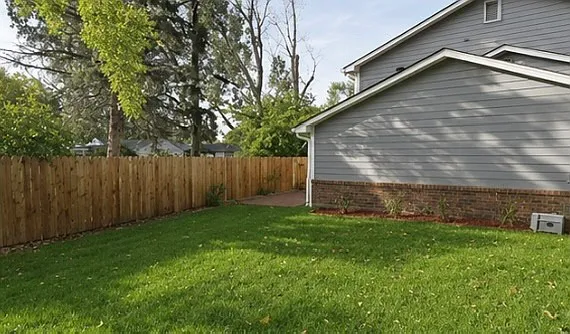 HUGE fenced in yard