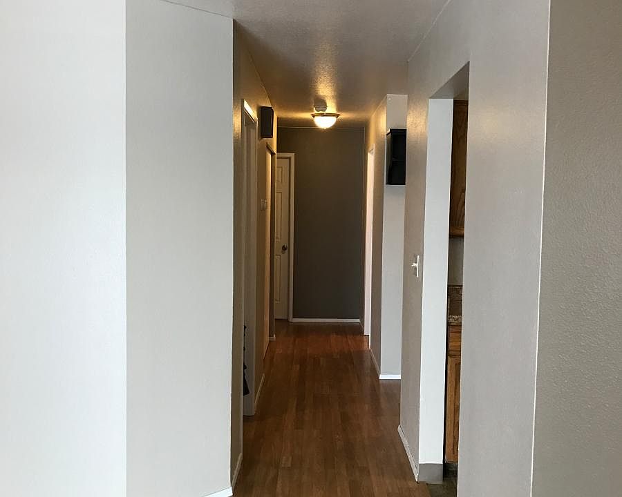 Hallway from Living Room to bedrooms and entrance.