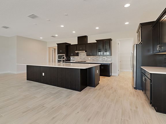 Kitchen with sprawling island