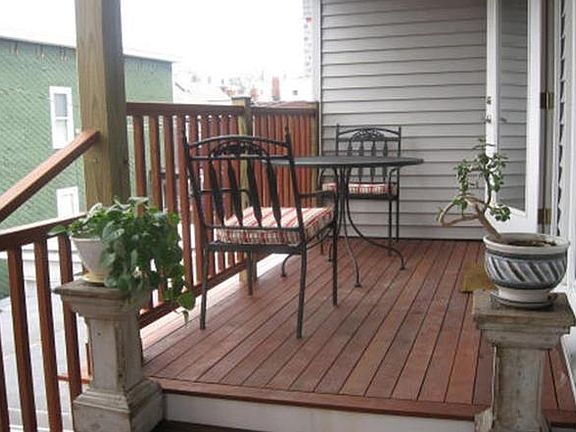 Accessible deck, private door