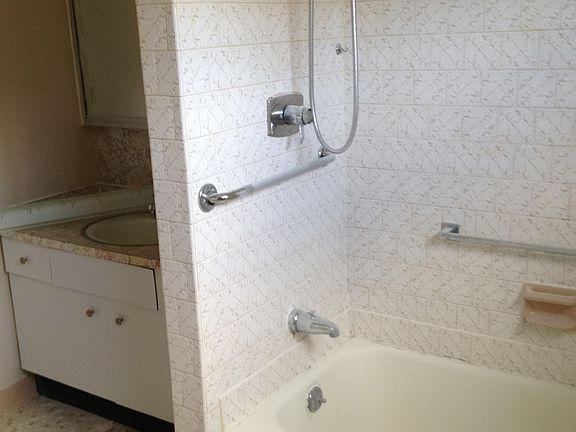 Two sinks in bathroom