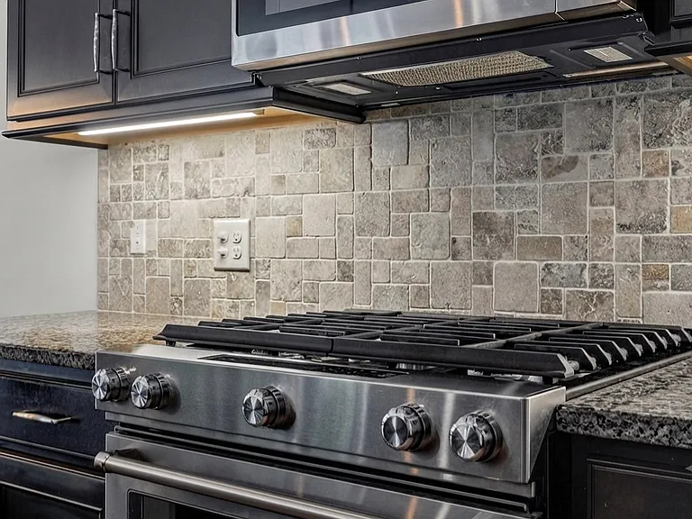 Gas stove and microwave