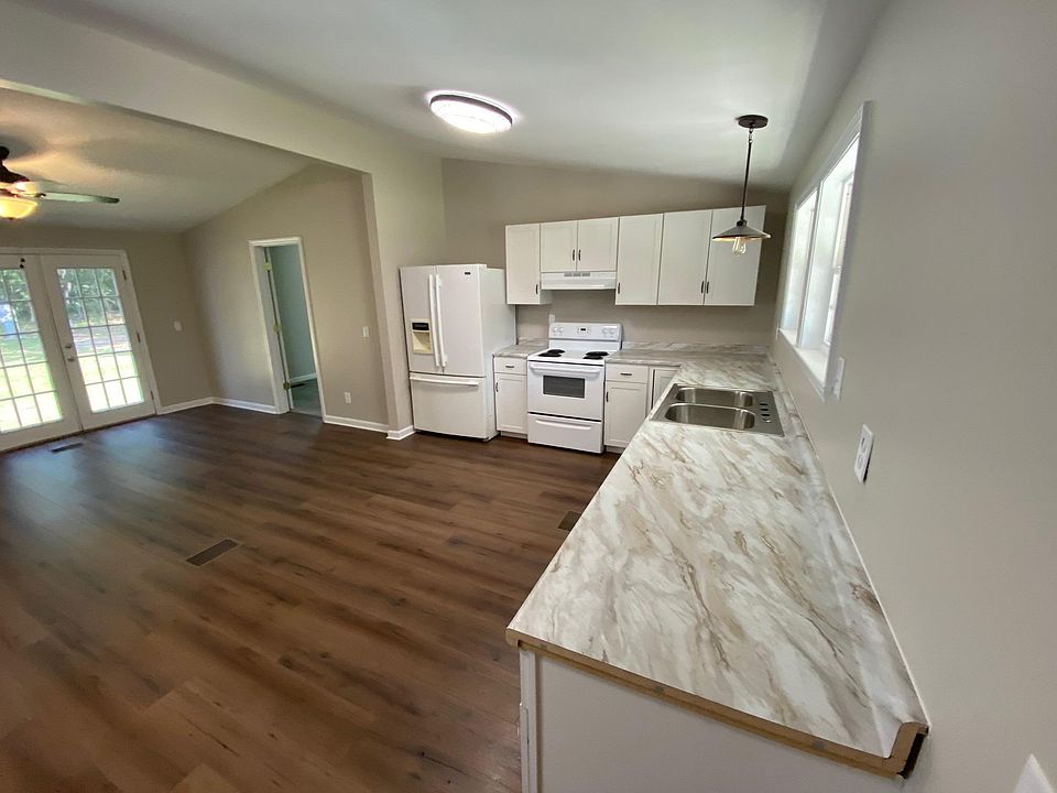 Main Entry Kitchen and Living Room Area