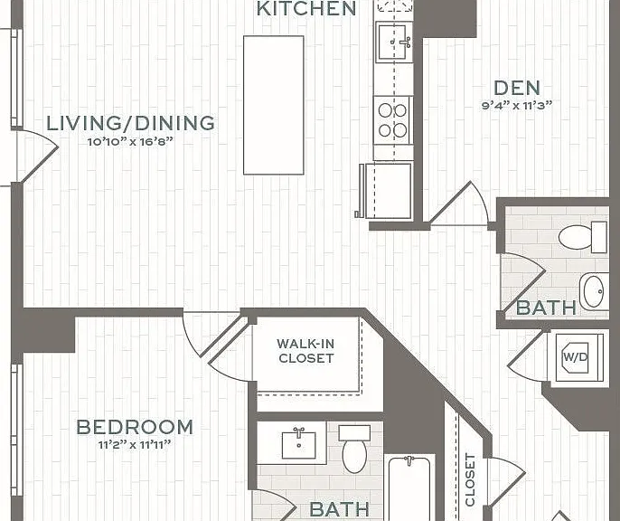 Lantera at Boston Landing - 1D.2 - 1 Beds - 1 Baths - 938 Sq. ft.