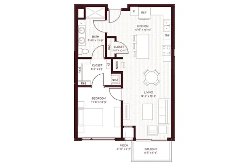 Floor plan Moscato