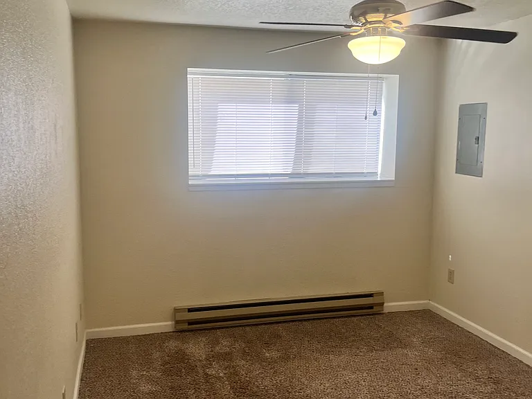main bedroom, new ceiling fan