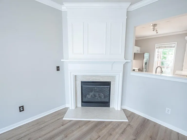 Updated fireplace