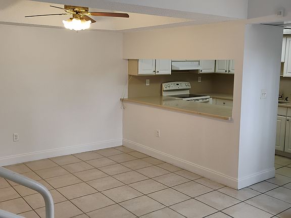 Dining room and kitchen