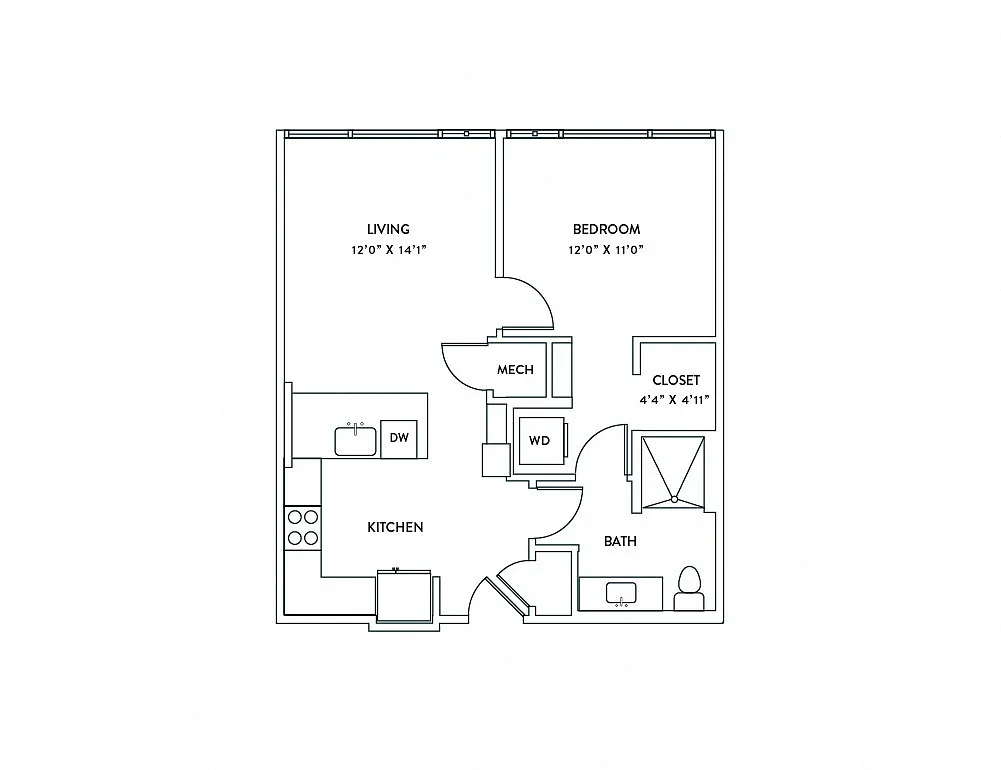 Floor plan A4