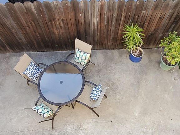 Private patio