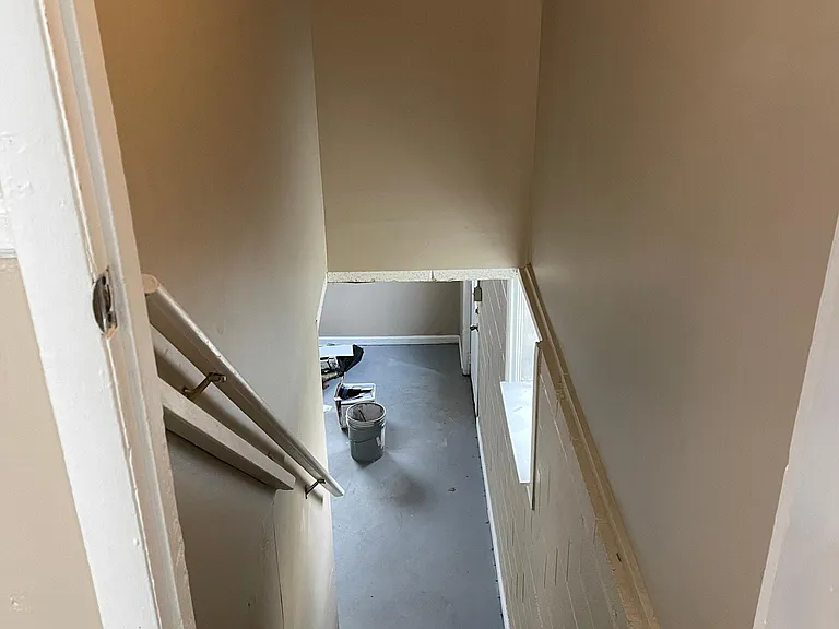 Stairs down to Basement