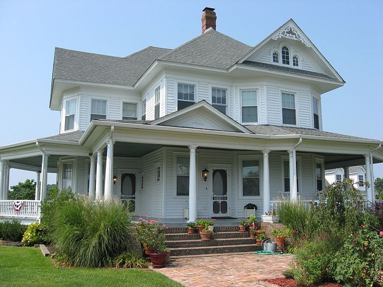 Front porch and walk way