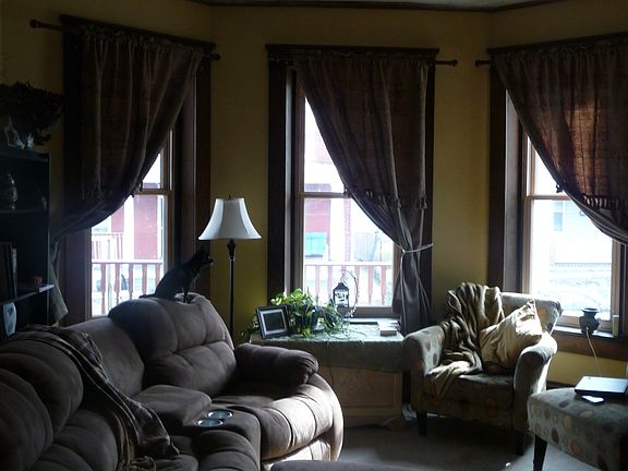 front room with bay windows