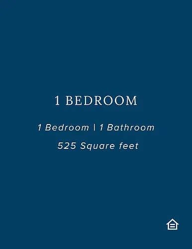 Floor plan 1 Bedroom 1 Bath