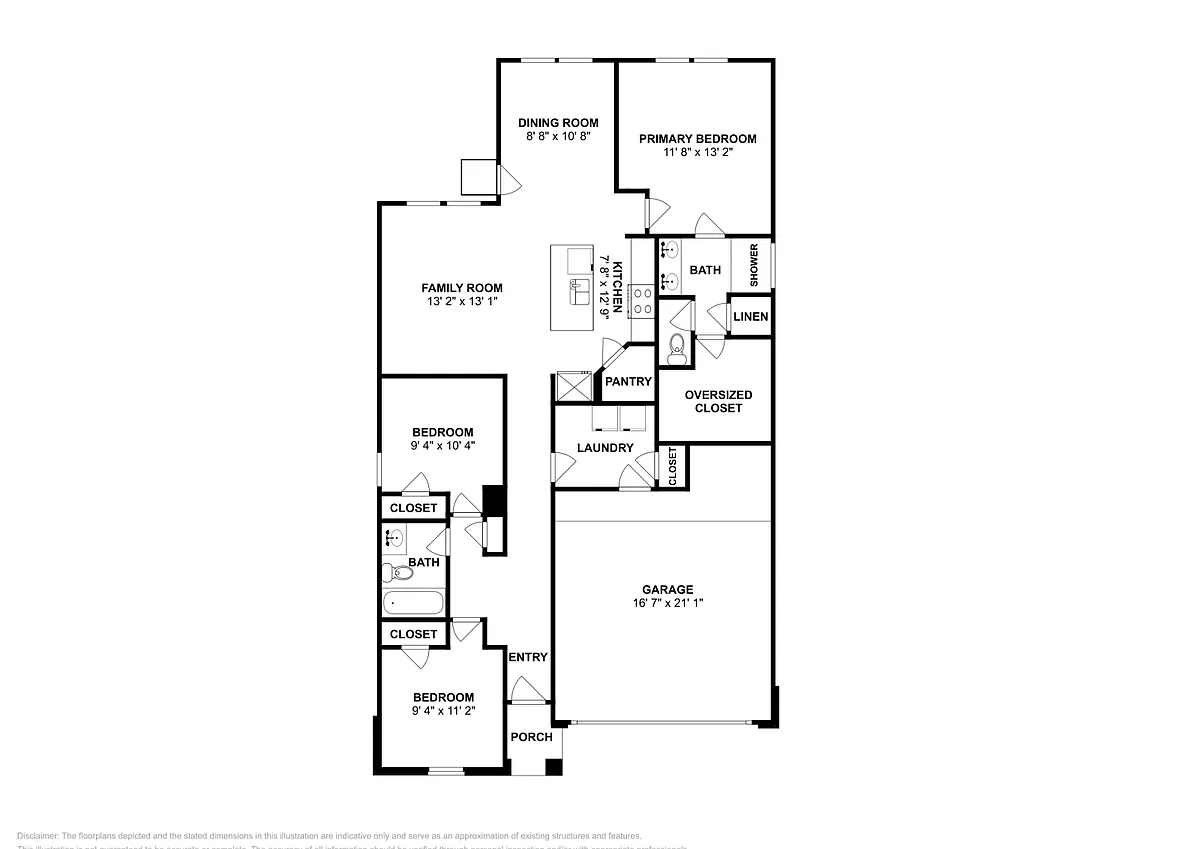 Floor plan Plan 1