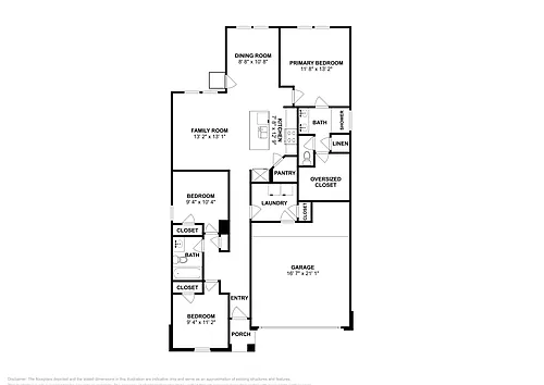 Floor plan Plan 1