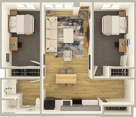 2 bed, 1.0 bath, $2,460 — Photo 3