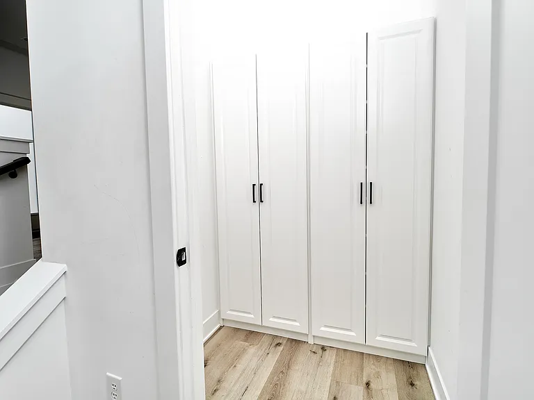 Storage near garage door