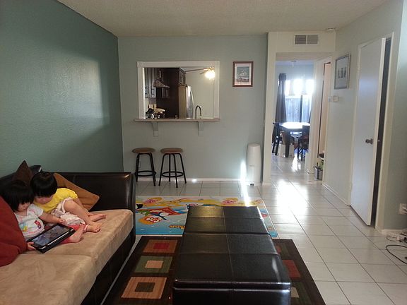 Easy care tiled floor