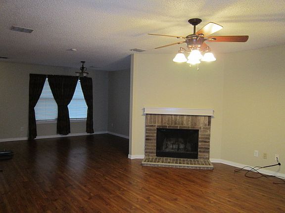 Open living/dining area