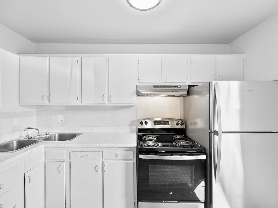 Bright kitchens with stainless steel appliances
