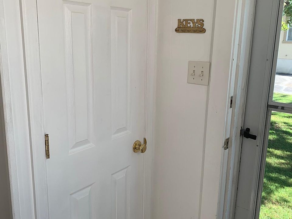 Coat closet at front entrance.