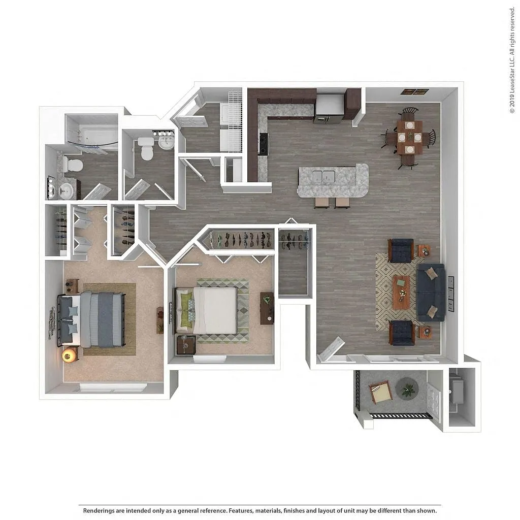 Floor plan B2-Renovated