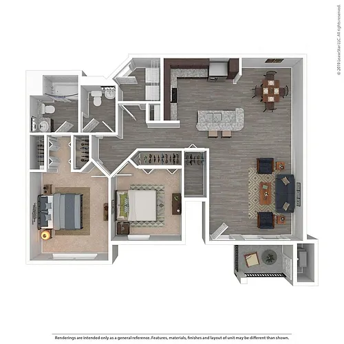 Floor plan B2-Renovated