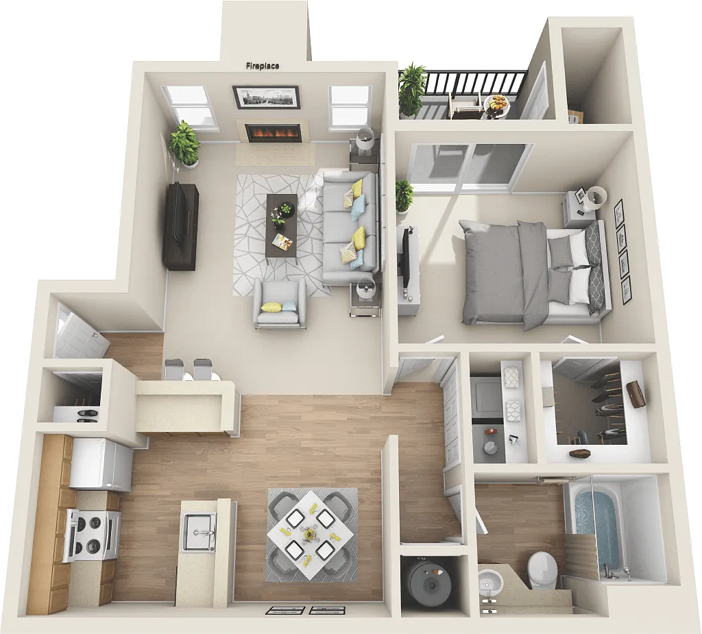 Floor plan The Davenport